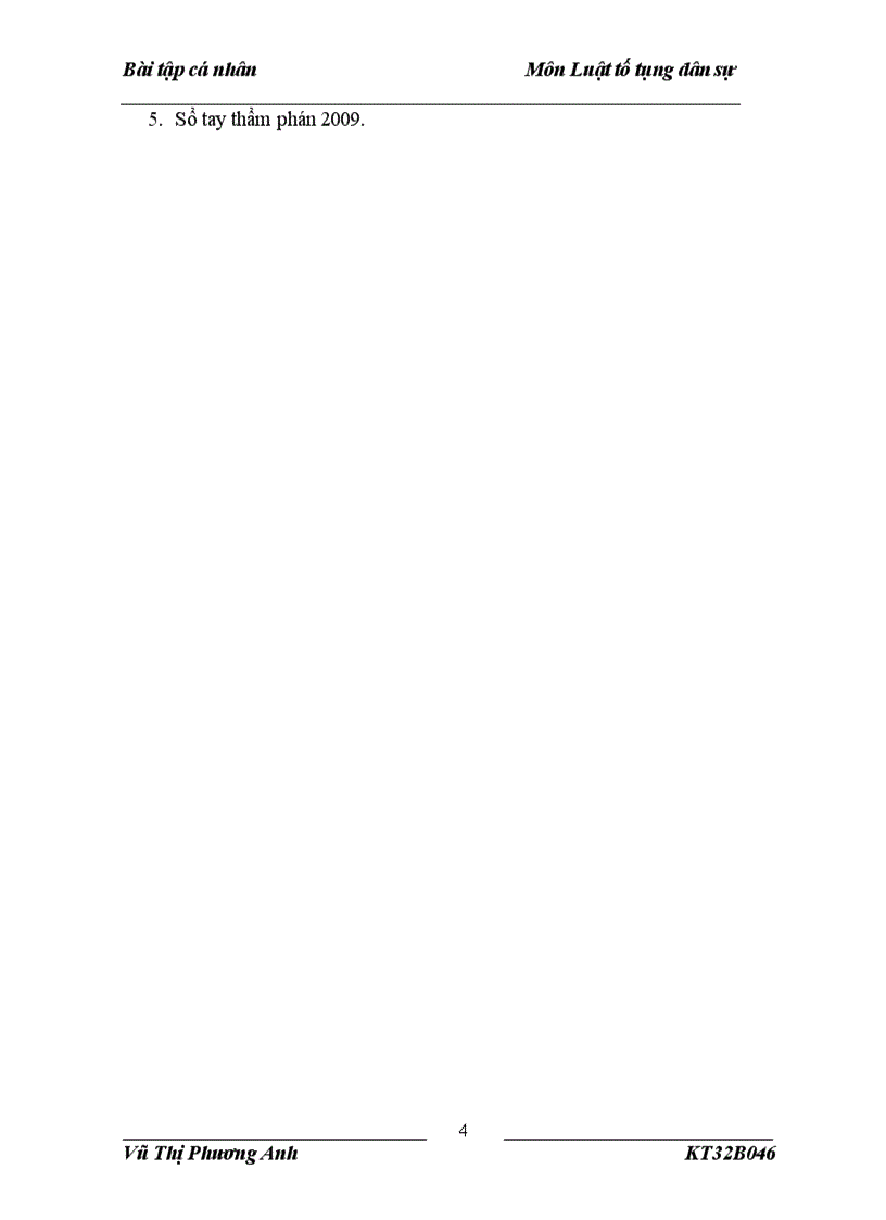image for page Bài tập tố tụng dân sự Đề 10 bài giải 2
