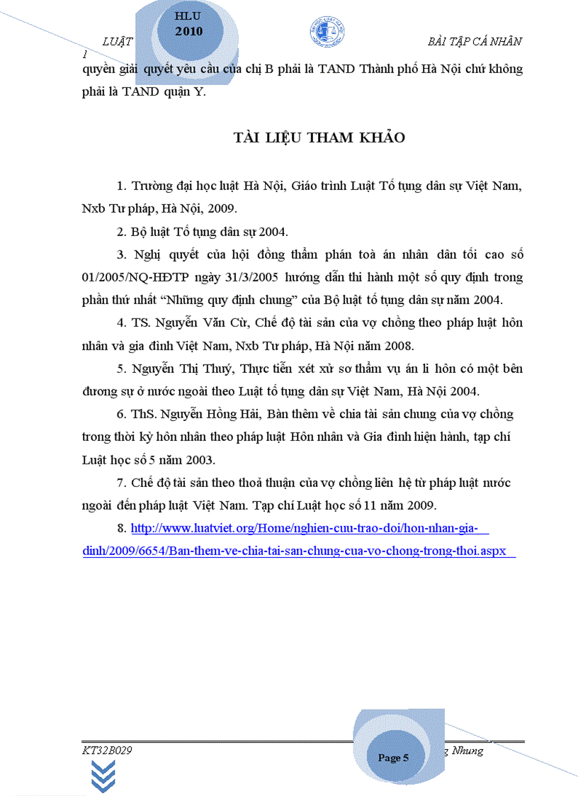 image for page Bài tập tố tụng dân sự Đề 11 bài giải 2