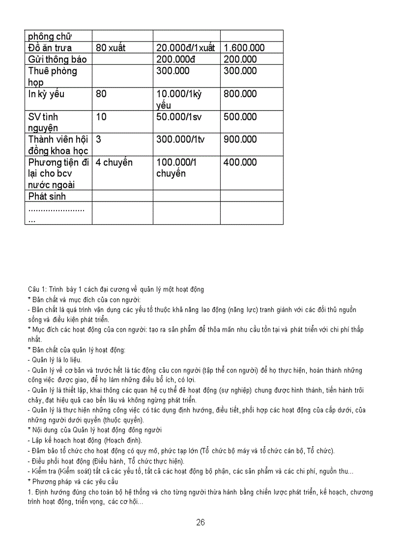 image for page Câu hỏi trả lời ôn thi quản trị học đại cương