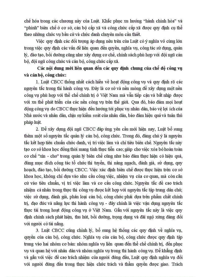 image for page Những nội dung mới của Luật cán bộ công chức 2008