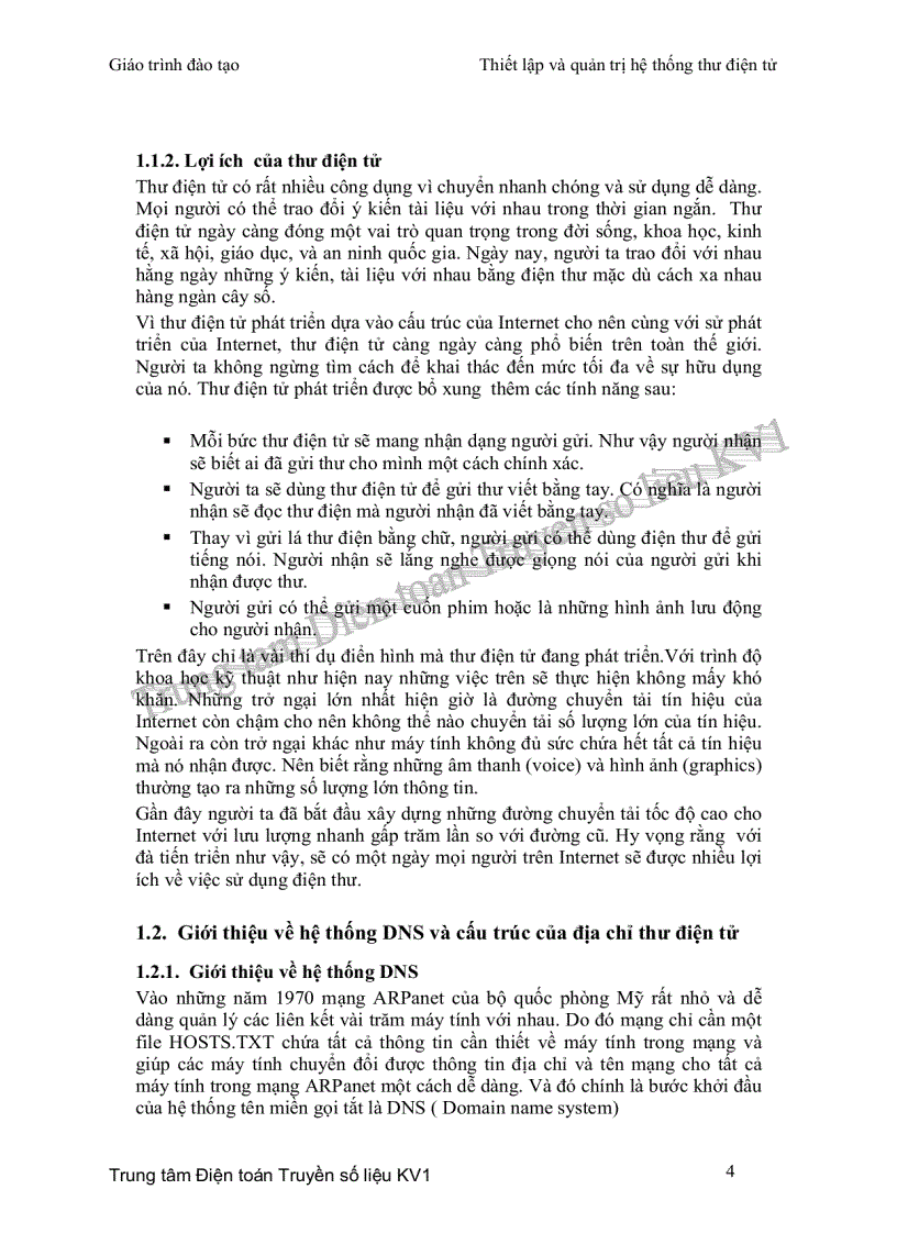 image for page Thiết lập và quản trị hệ thống thư điện tử