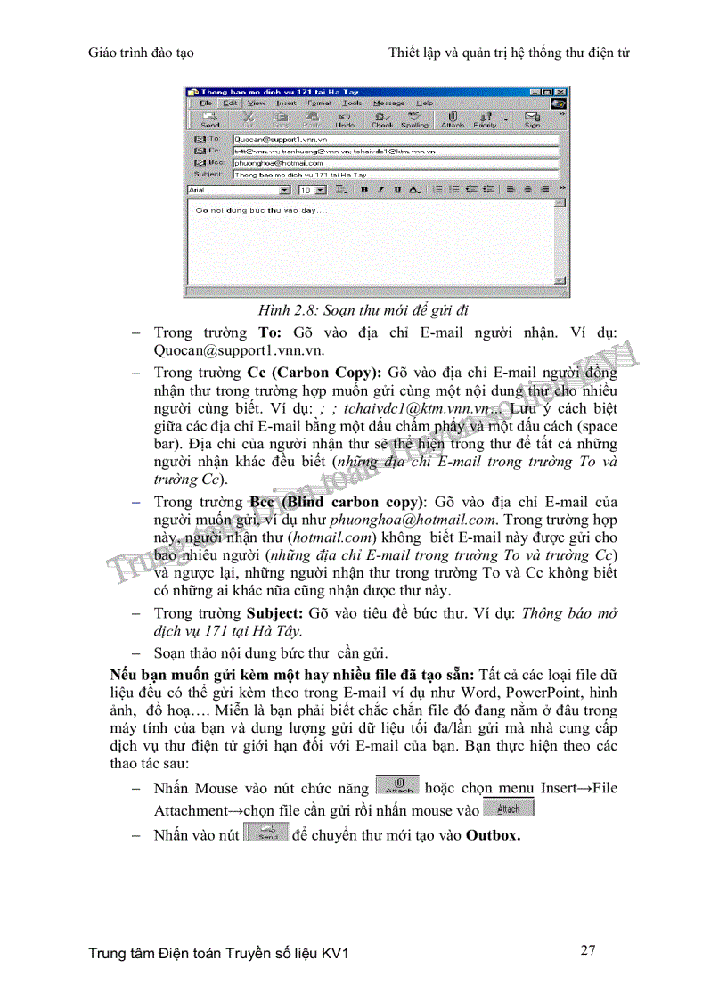 image for page Thiết lập và quản trị hệ thống thư điện tử