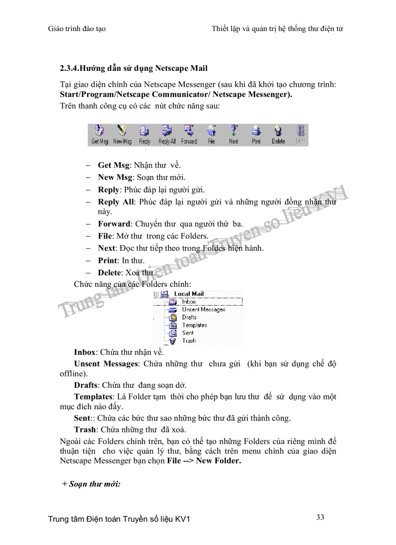 image for page Thiết lập và quản trị hệ thống thư điện tử