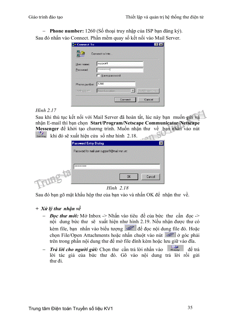 image for page Thiết lập và quản trị hệ thống thư điện tử