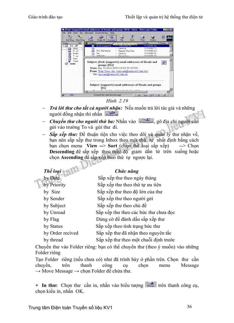 image for page Thiết lập và quản trị hệ thống thư điện tử