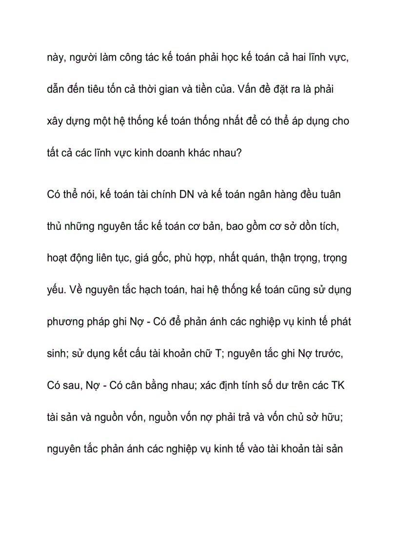 Phân biệt Kế toán ngân hàng và kế toán tài chính DN có gì khác