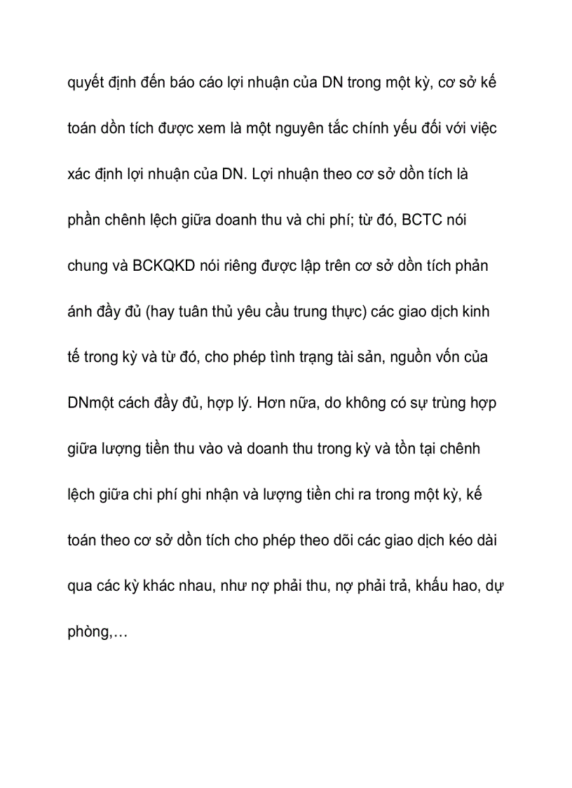 image for page Kế toán theo cơ sở dồn tích và quản trị lợi nhuận