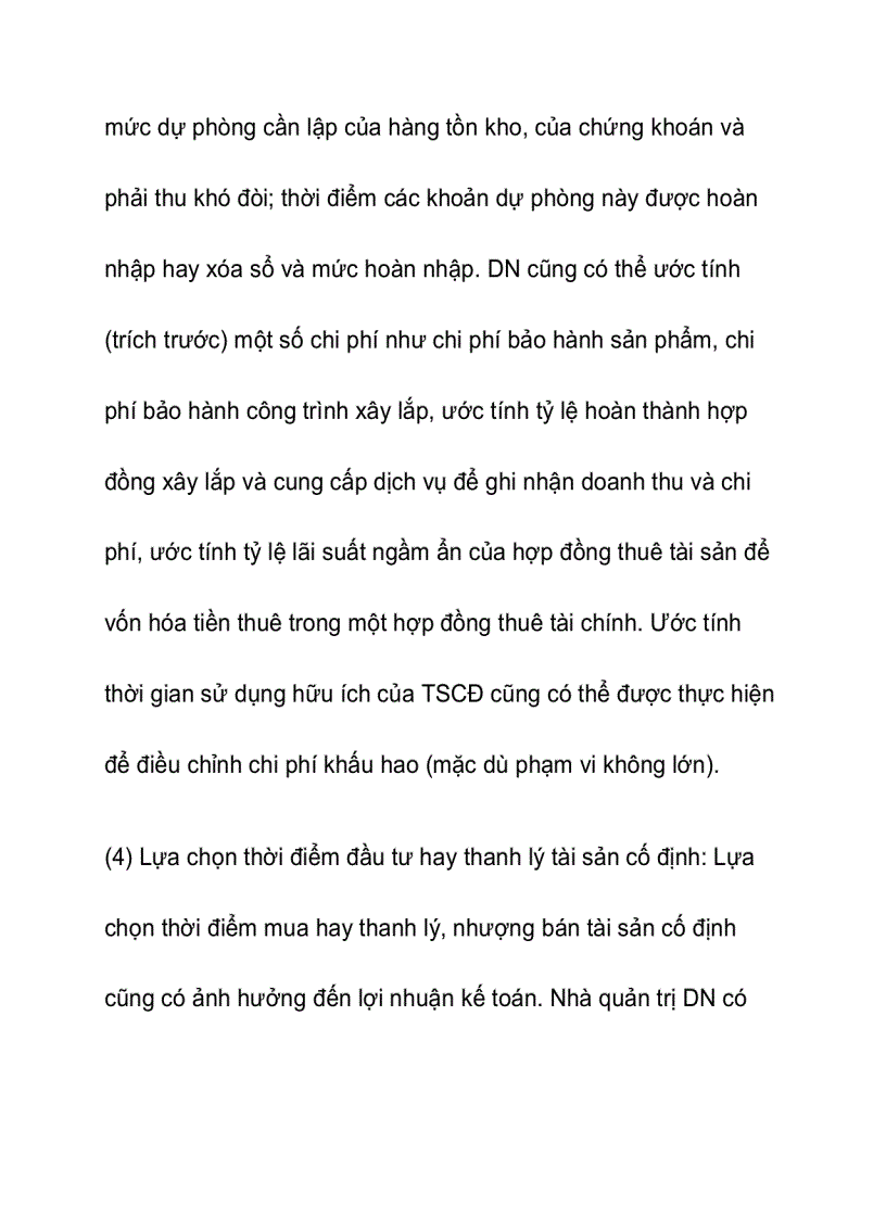 image for page Kế toán theo cơ sở dồn tích và quản trị lợi nhuận