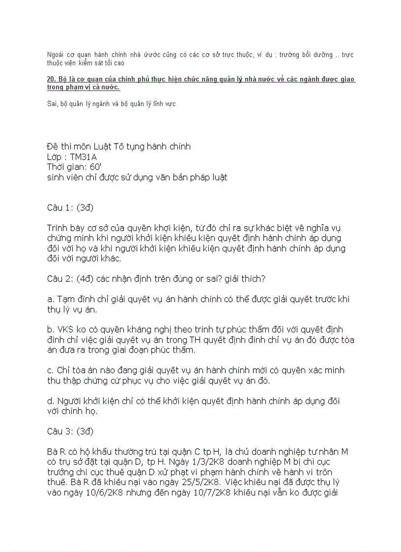 image for page Đề thi môn Luật Hành chính