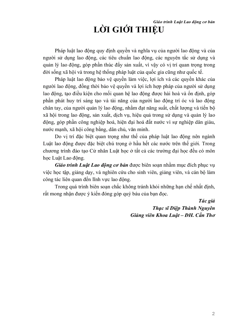 image for page Giáo trình Luật Lao Động cơ bản