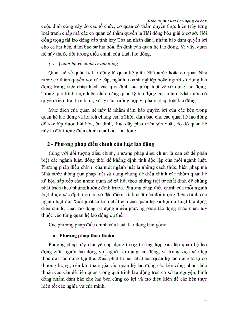 image for page Giáo trình Luật Lao Động cơ bản