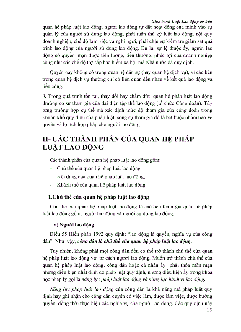 image for page Giáo trình Luật Lao Động cơ bản