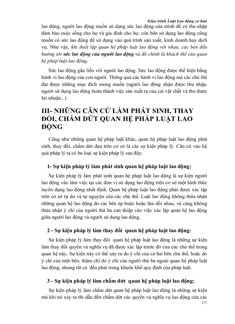 image for page Giáo trình Luật Lao Động cơ bản