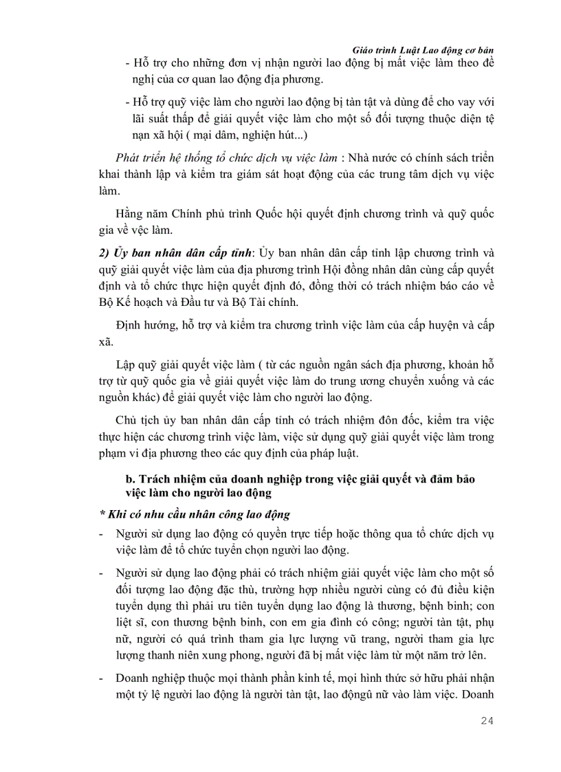 image for page Giáo trình Luật Lao Động cơ bản