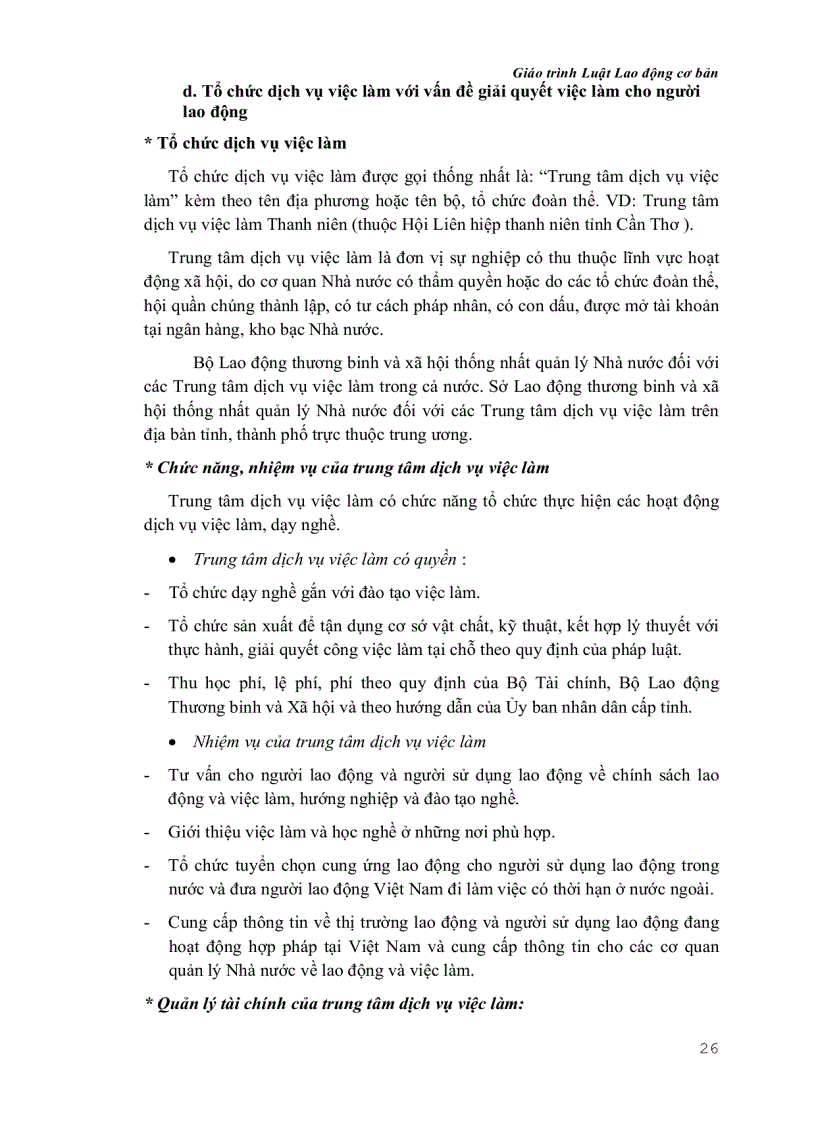 image for page Giáo trình Luật Lao Động cơ bản