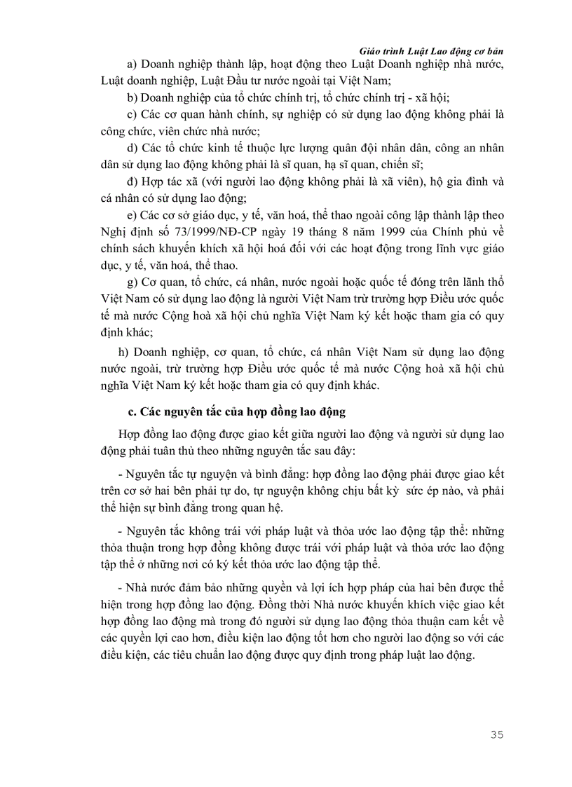 image for page Giáo trình Luật Lao Động cơ bản