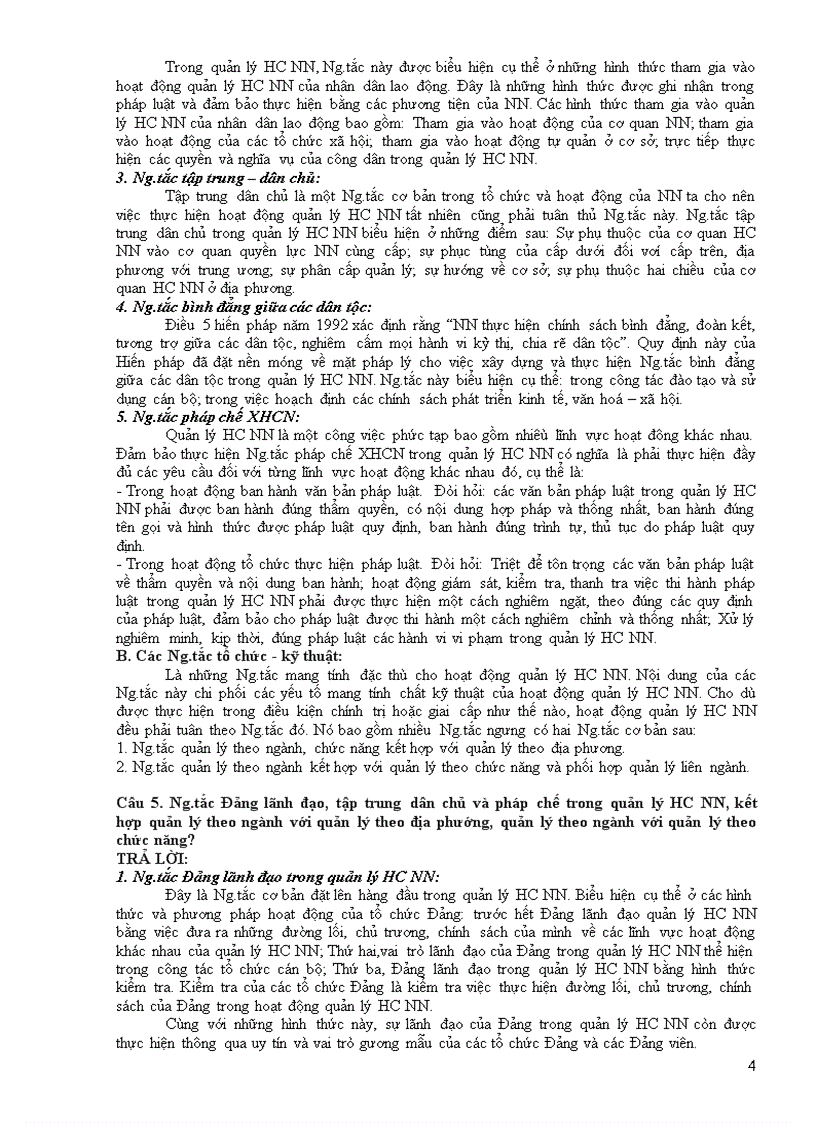 image for page Đề cương ôn tập môn Luật Hành chính