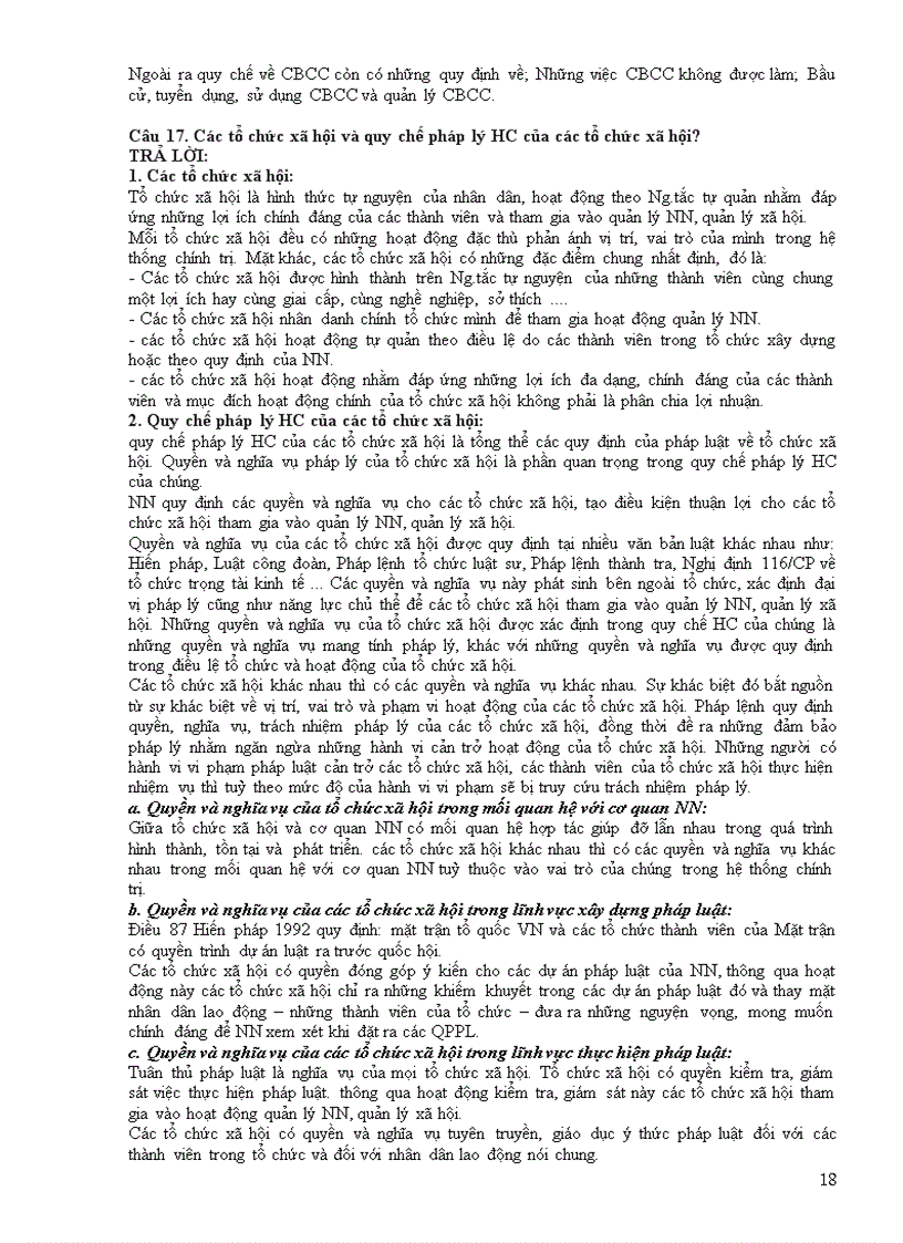 image for page Đề cương ôn tập môn Luật Hành chính