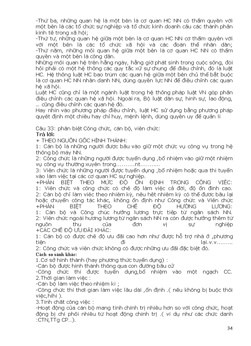 image for page Đề cương ôn tập môn Luật Hành chính