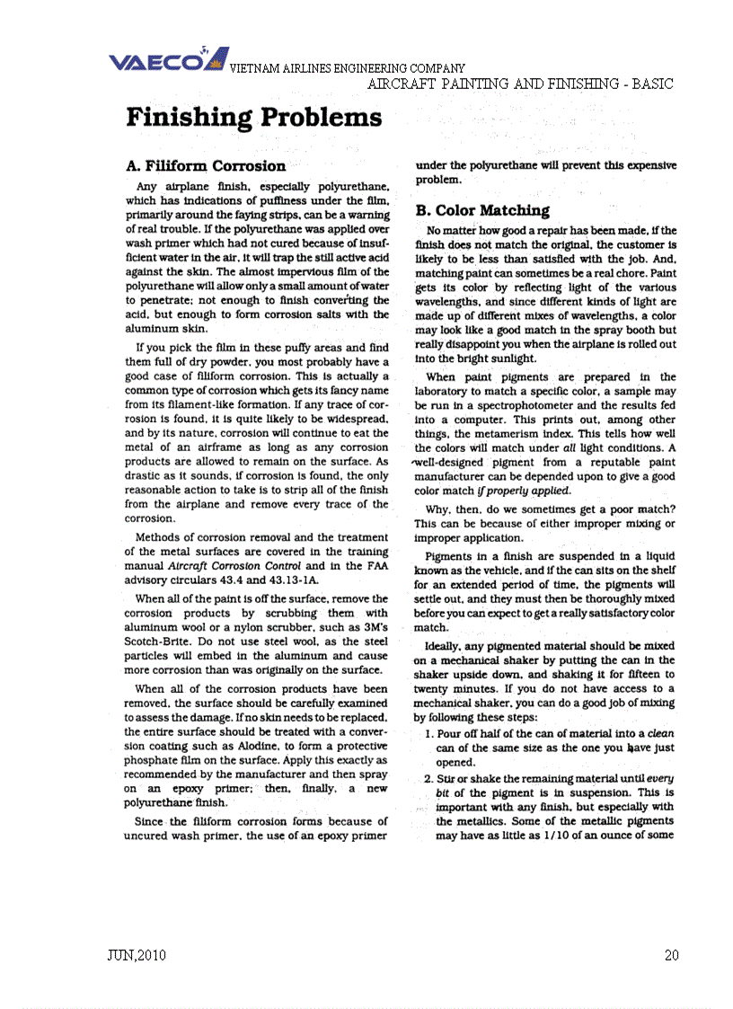 image for page Tài liệu kỹ thuật sơn máy bay