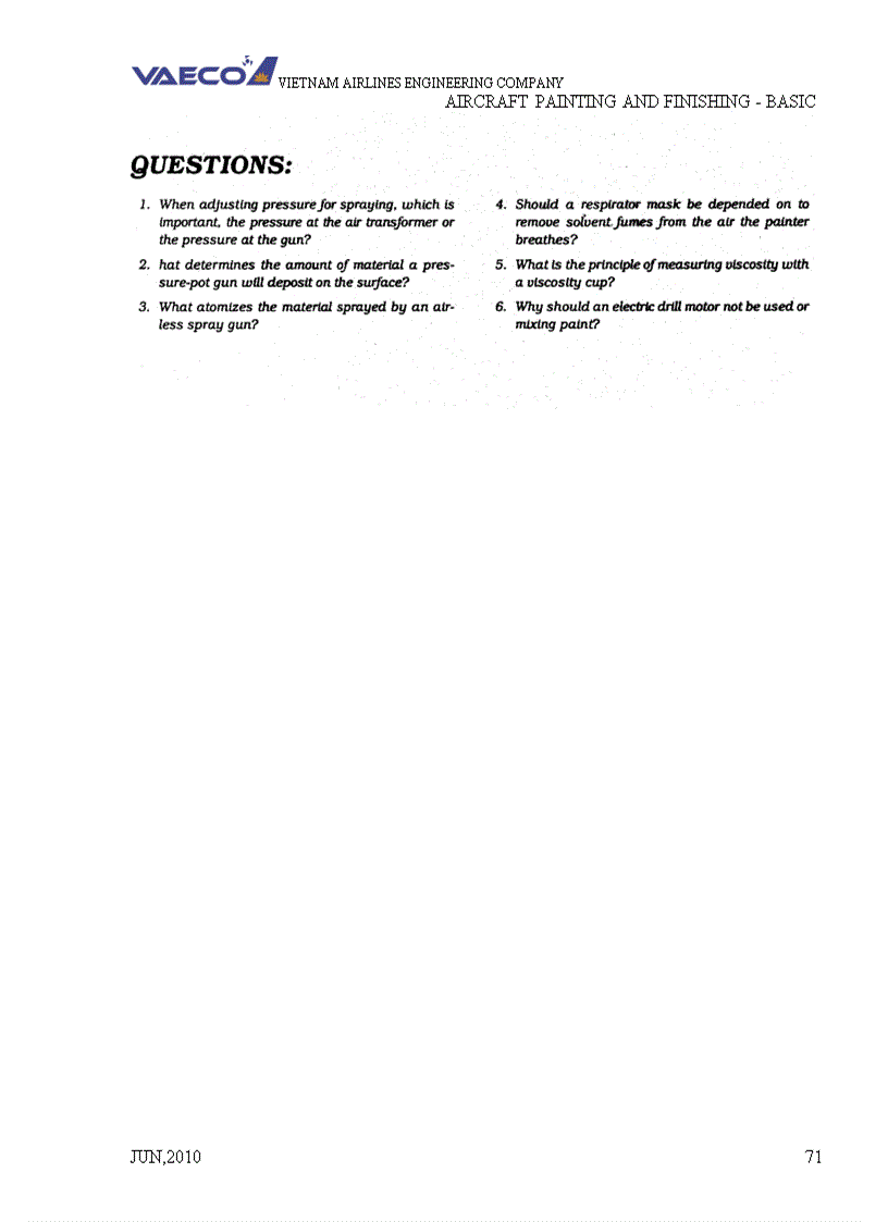 image for page Tài liệu kỹ thuật sơn máy bay