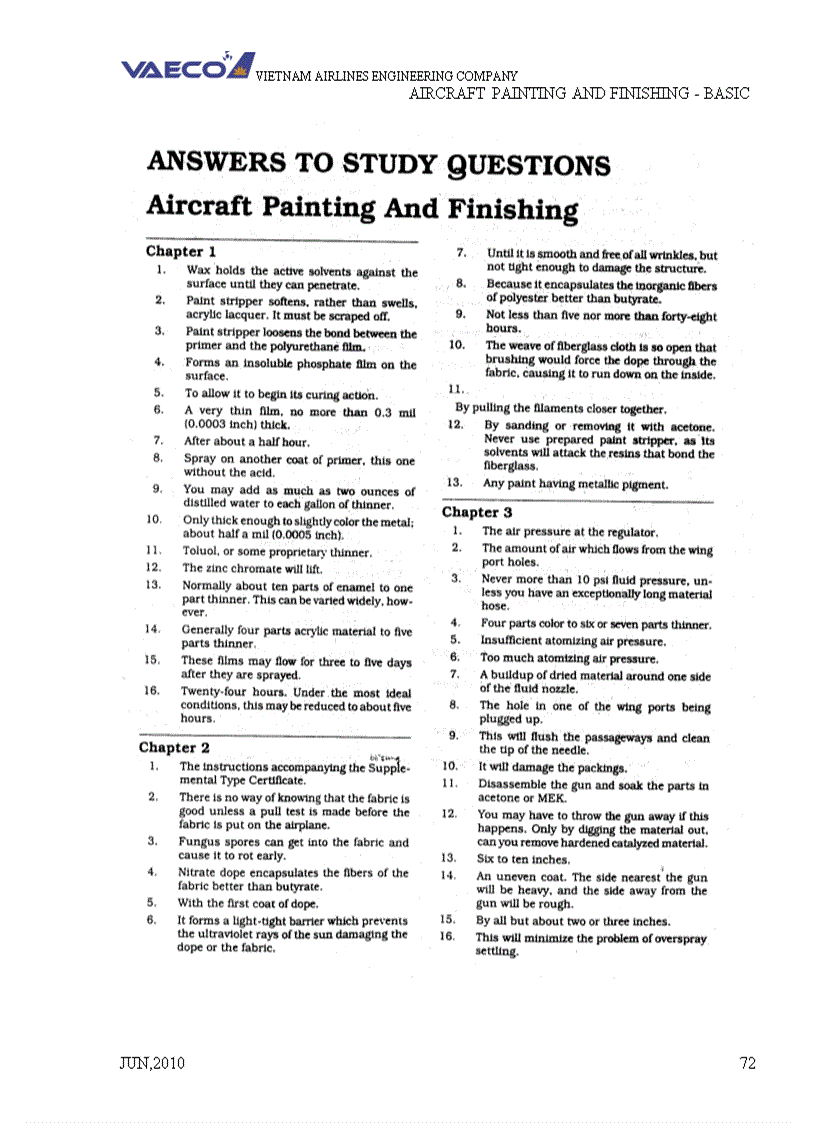 image for page Tài liệu kỹ thuật sơn máy bay