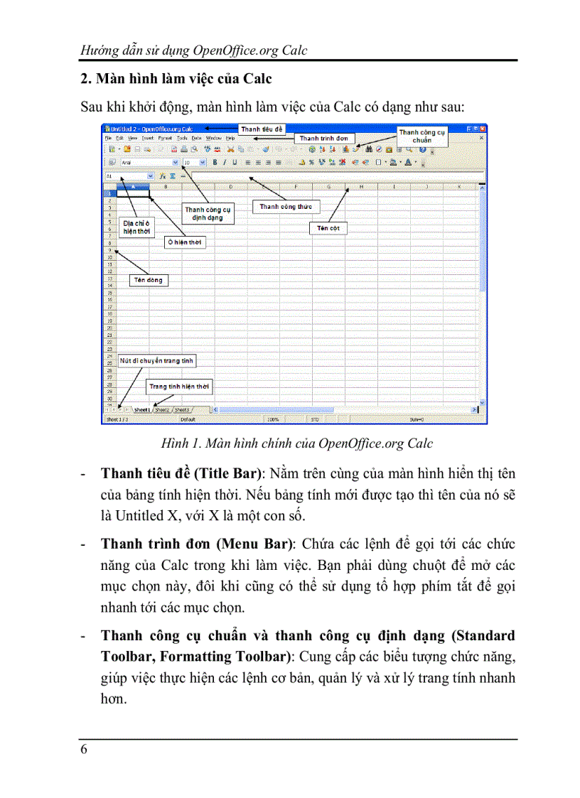 image for page Hướng dẫn dùng chương trình OpenOffice