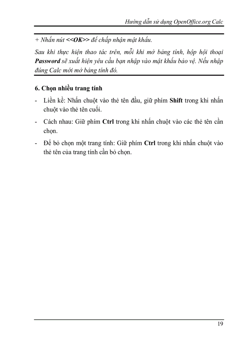 image for page Hướng dẫn dùng chương trình OpenOffice