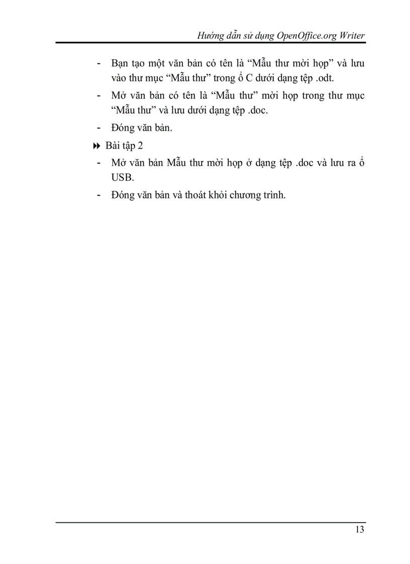 image for page Hướng dẫn dùng chương trình OpenOffice 1