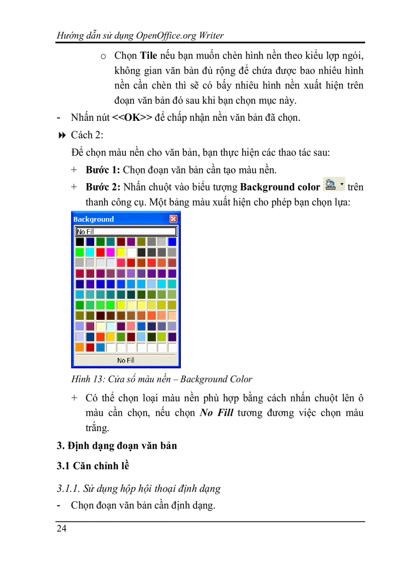image for page Hướng dẫn dùng chương trình OpenOffice 1