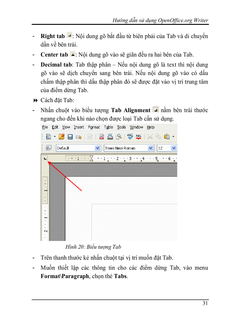 image for page Hướng dẫn dùng chương trình OpenOffice 1