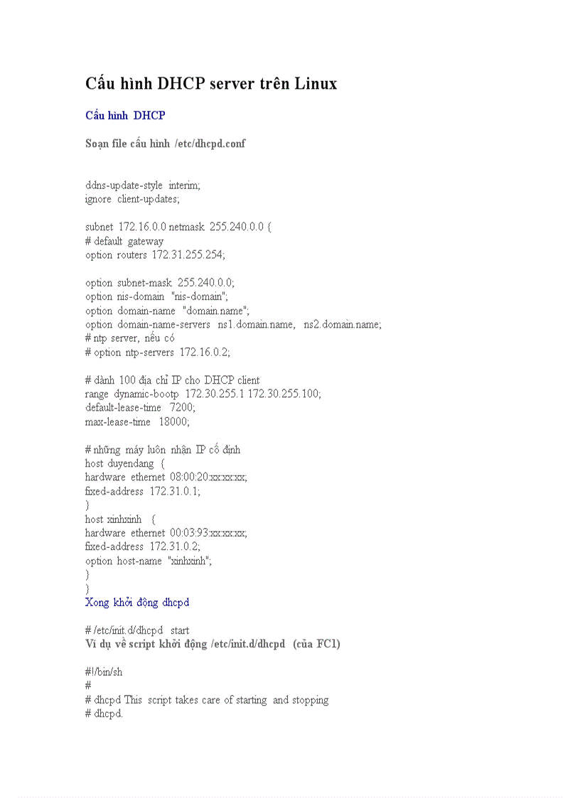 image for page Cài DHCP trong Linux