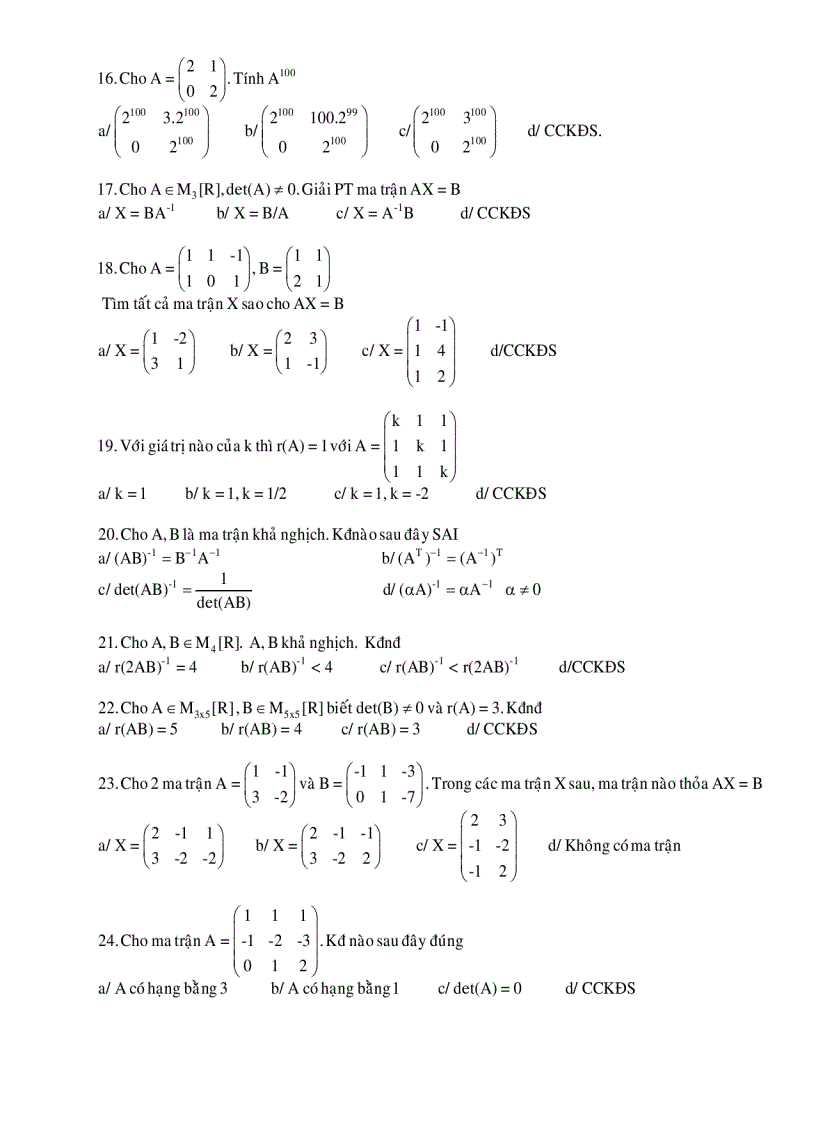 image for page Bài tập đại số tuyến tính