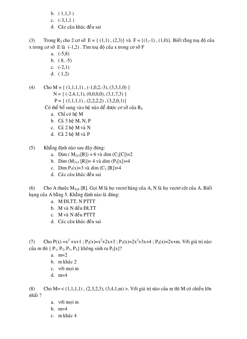 image for page Bài tập đại số tuyến tính