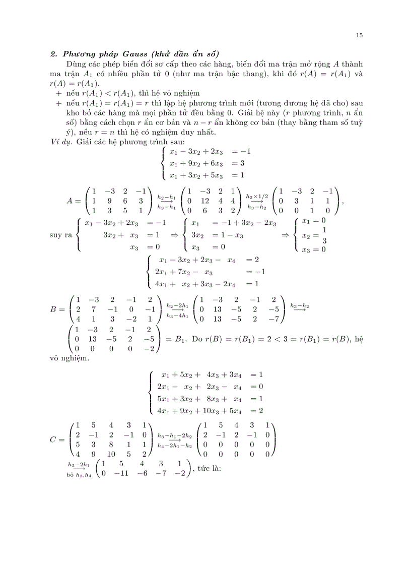 image for page Bài giảng đại số tuyến tính và giải tích