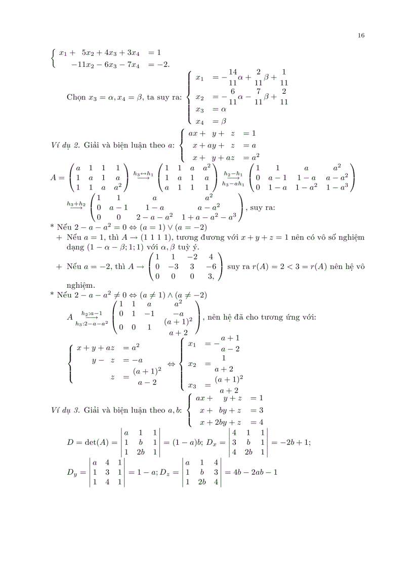 image for page Bài giảng đại số tuyến tính và giải tích