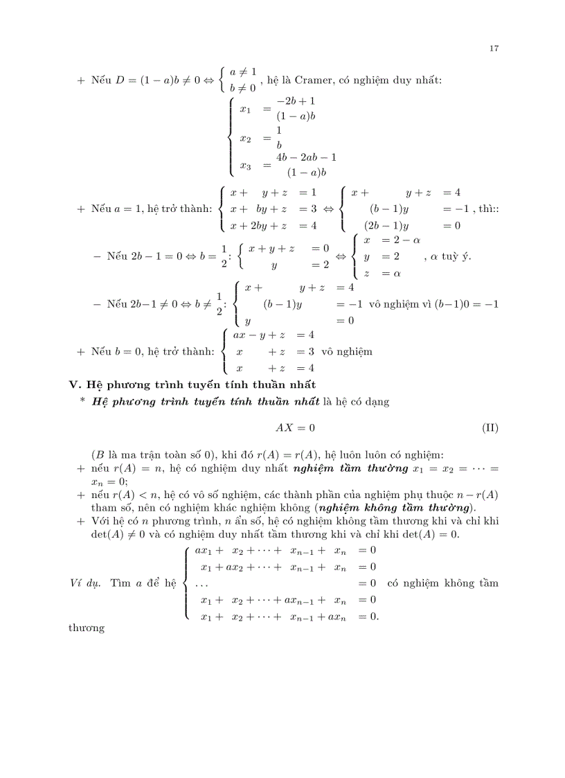 image for page Bài giảng đại số tuyến tính và giải tích