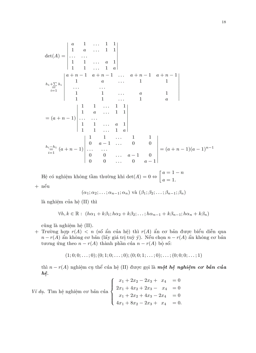 image for page Bài giảng đại số tuyến tính và giải tích