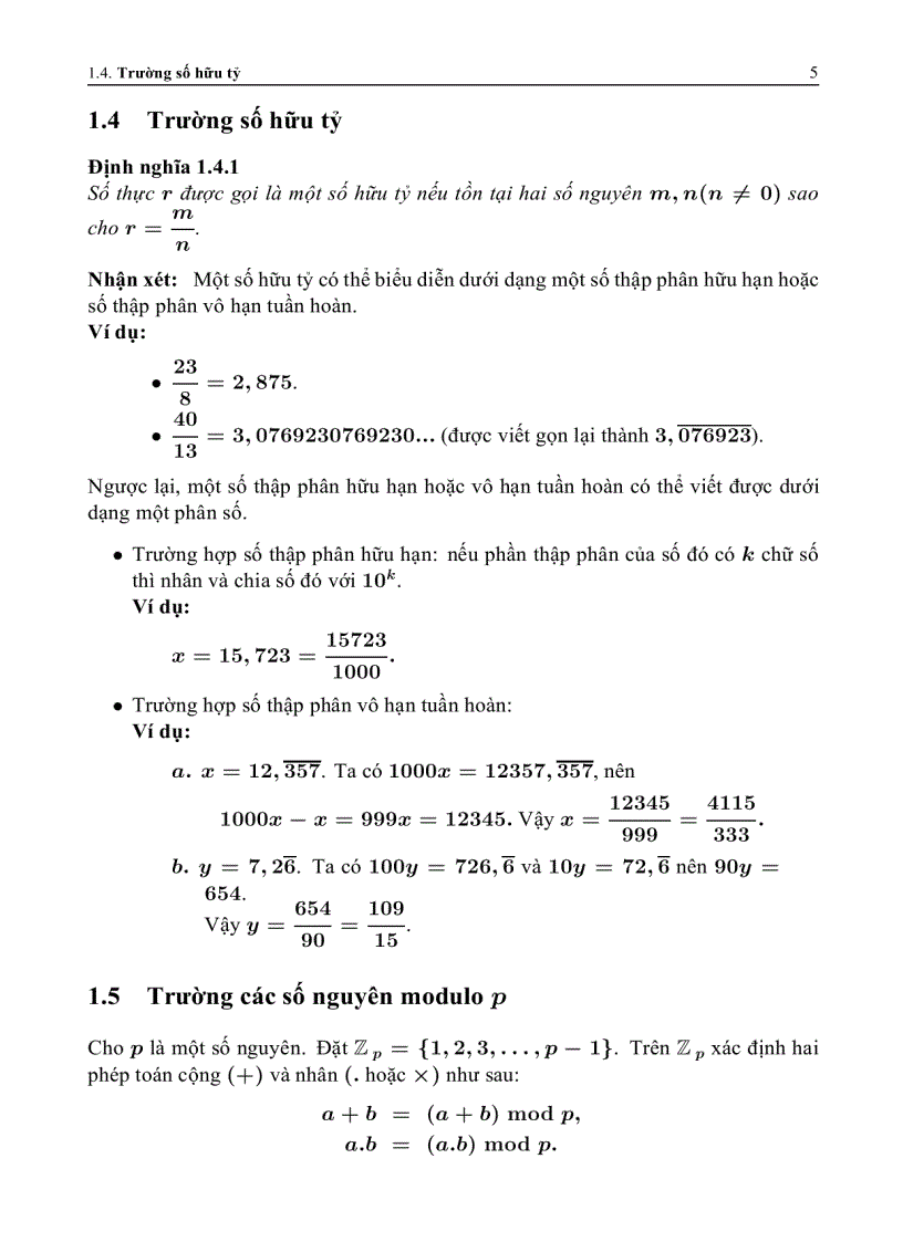 image for page Bài giảng đại số tuyến tính 2