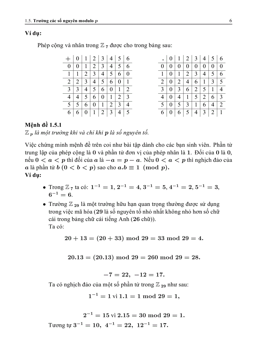 image for page Bài giảng đại số tuyến tính 2