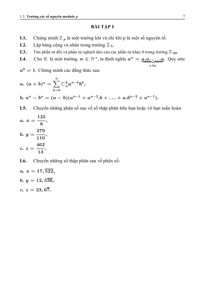 image for page Bài giảng đại số tuyến tính 2