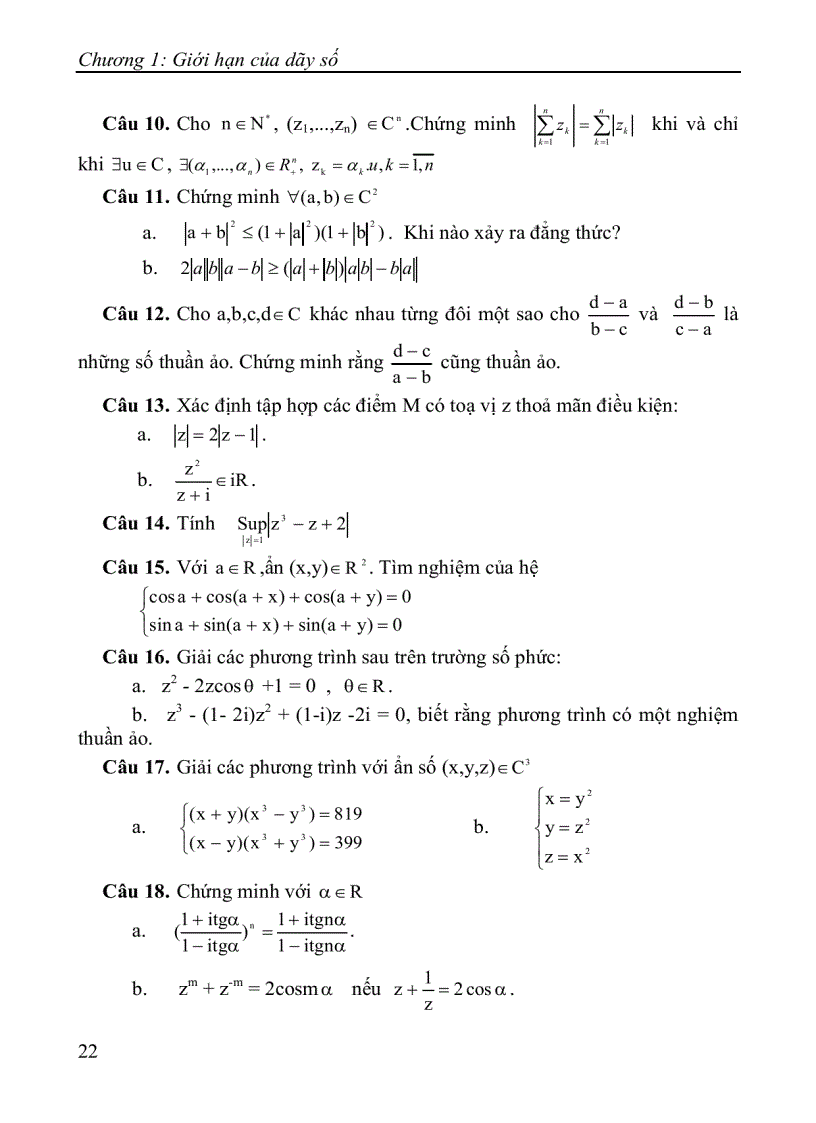 image for page Sách hướng dẫn học tập Toán cao cấp A1
