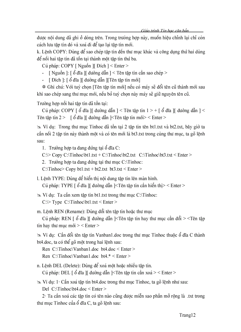 image for page Giáo trình tin học căn bản