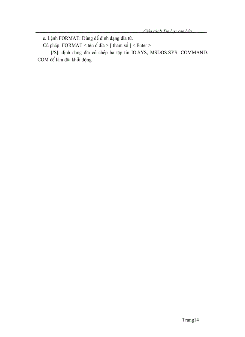 image for page Giáo trình tin học căn bản