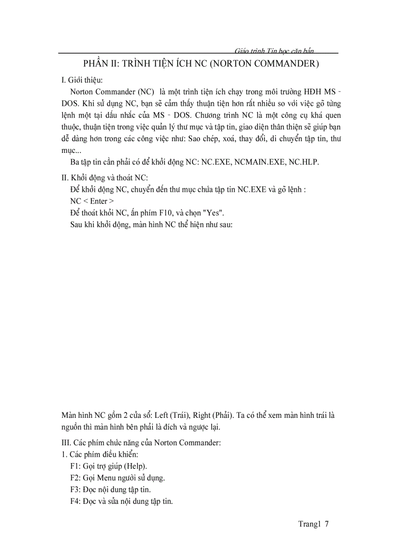 image for page Giáo trình tin học căn bản