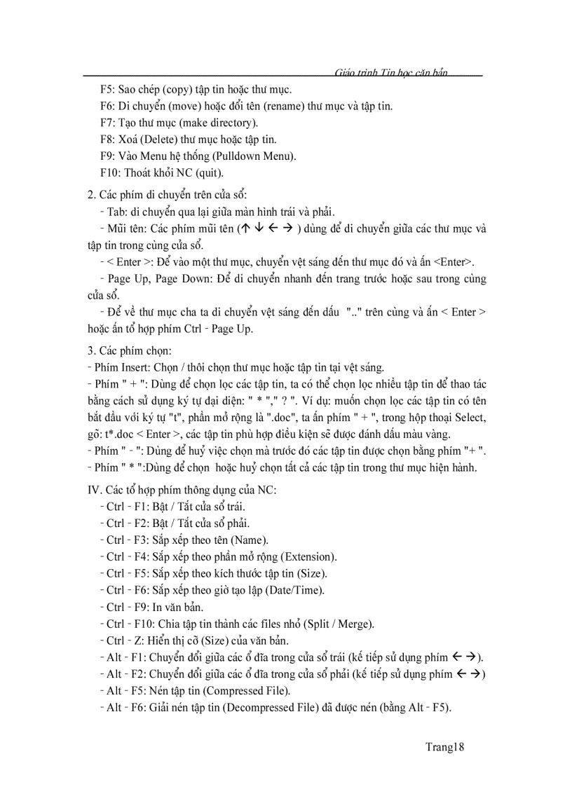 image for page Giáo trình tin học căn bản