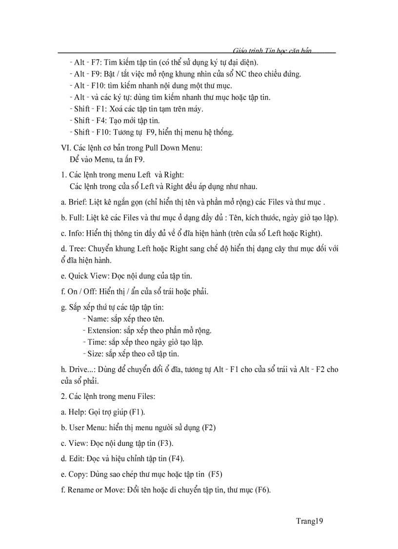 image for page Giáo trình tin học căn bản