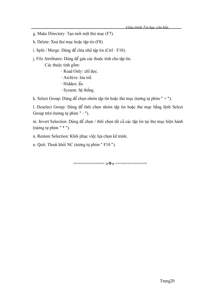 image for page Giáo trình tin học căn bản