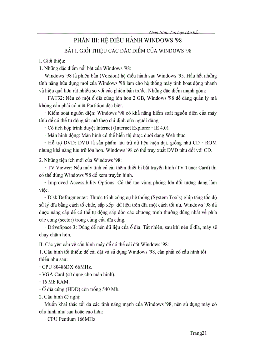 image for page Giáo trình tin học căn bản