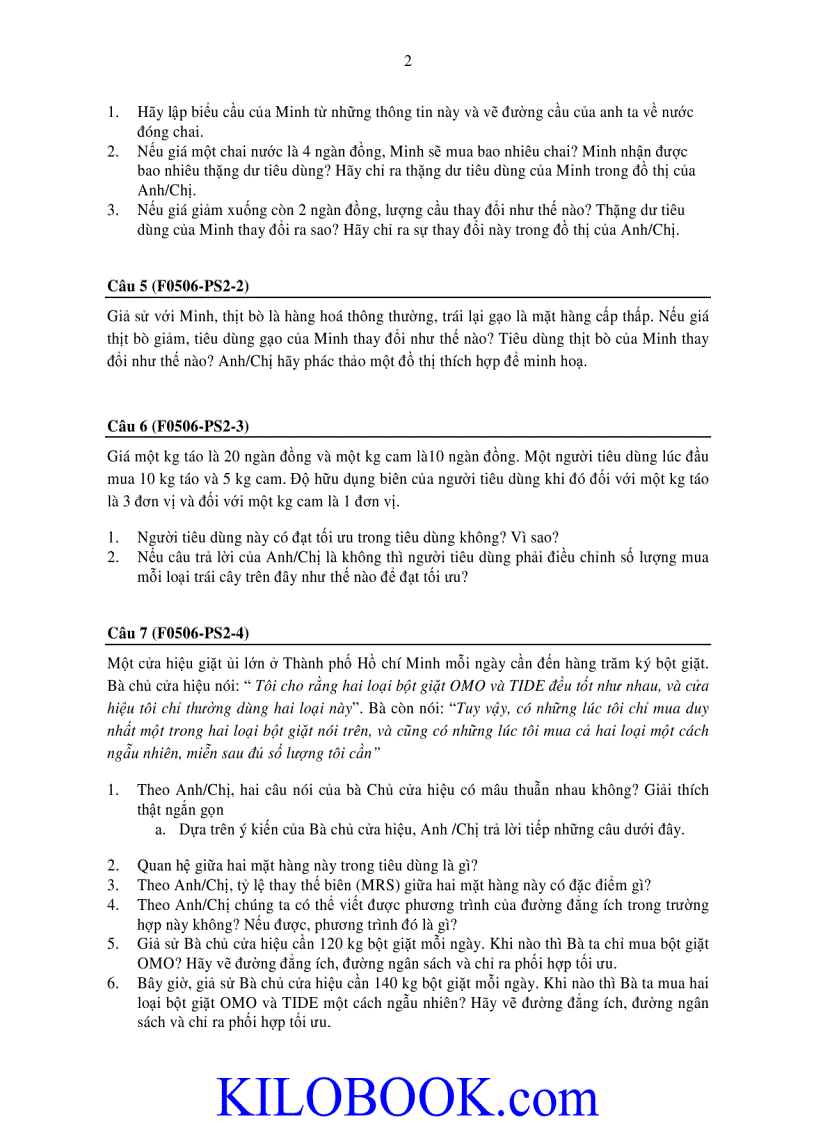 image for page Bài tập thực hành kinh tế vi mô